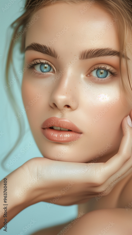Portrait of Beautiful Women, Skincare Model Portrait of Beautiful Women, Skincare Model