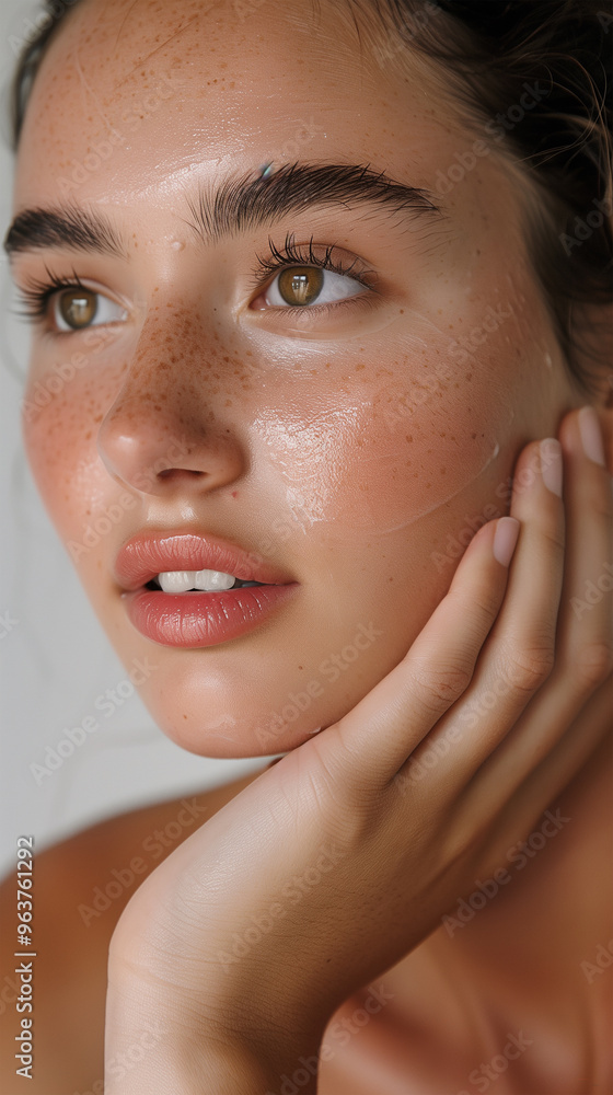 Portrait of Beautiful Wome, Skincare Model Portrait of Beautiful Wome, Skincare Model