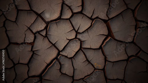Cracked Earth Abstract Background