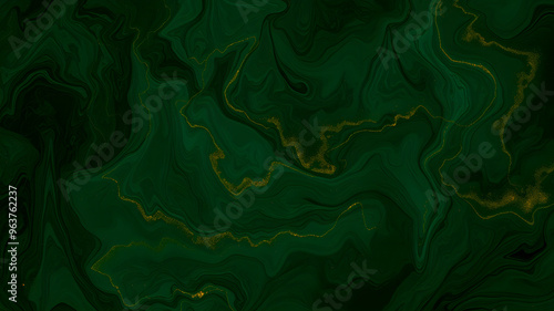 Lush Forest abstract green background