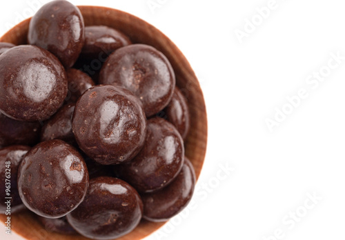 Wallpaper Mural Chocolate Covered Cream Filled Mint Candy Isolated on White Background Torontodigital.ca