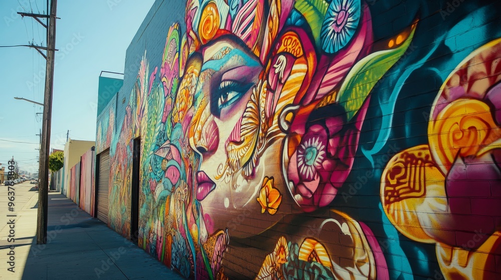 Fototapeta premium graffiti on the wall