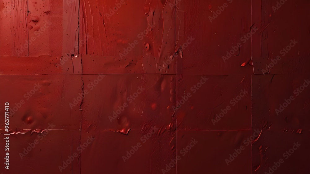 Obraz premium Red painted wall background Generative AI