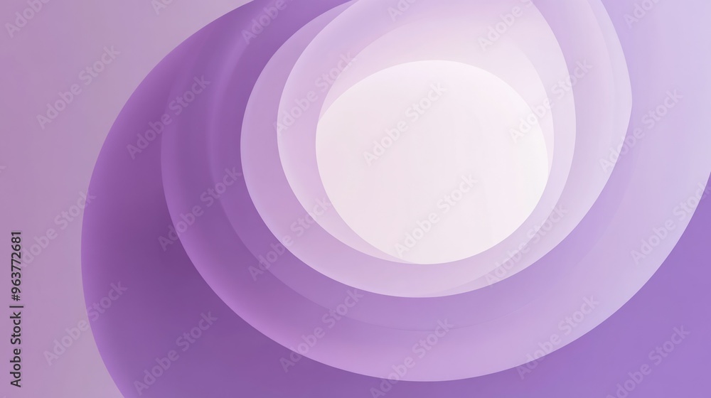 Abstract purple and white background with overlapping circles. Abstract purple and white background with overlapping circles.