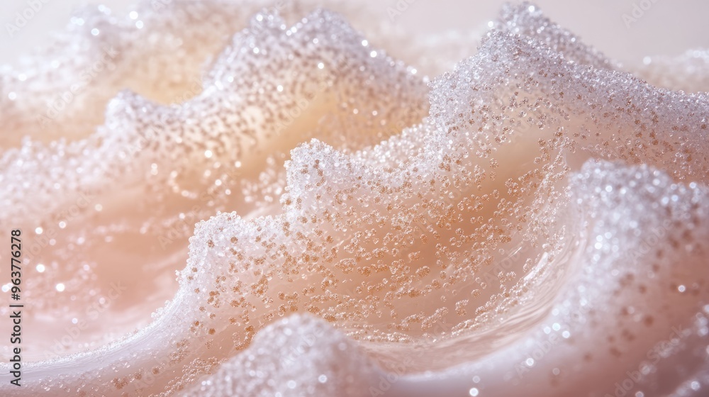 Abstract Pink And White Texture With Sparkle And Bubbles Abstract Pink And White Texture With Sparkle And Bubbles