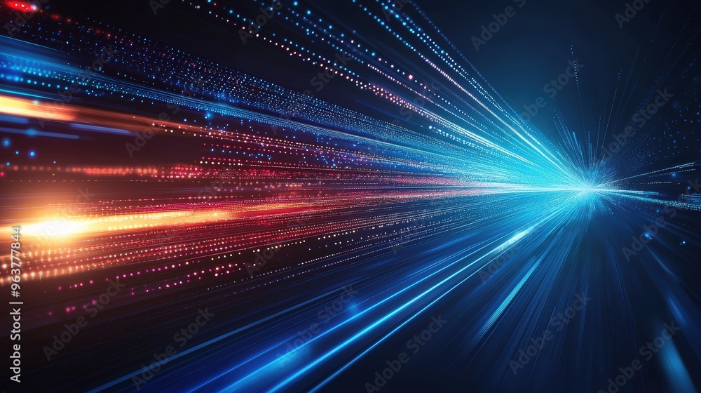 Abstract blue light streaks Abstract blue light streaks