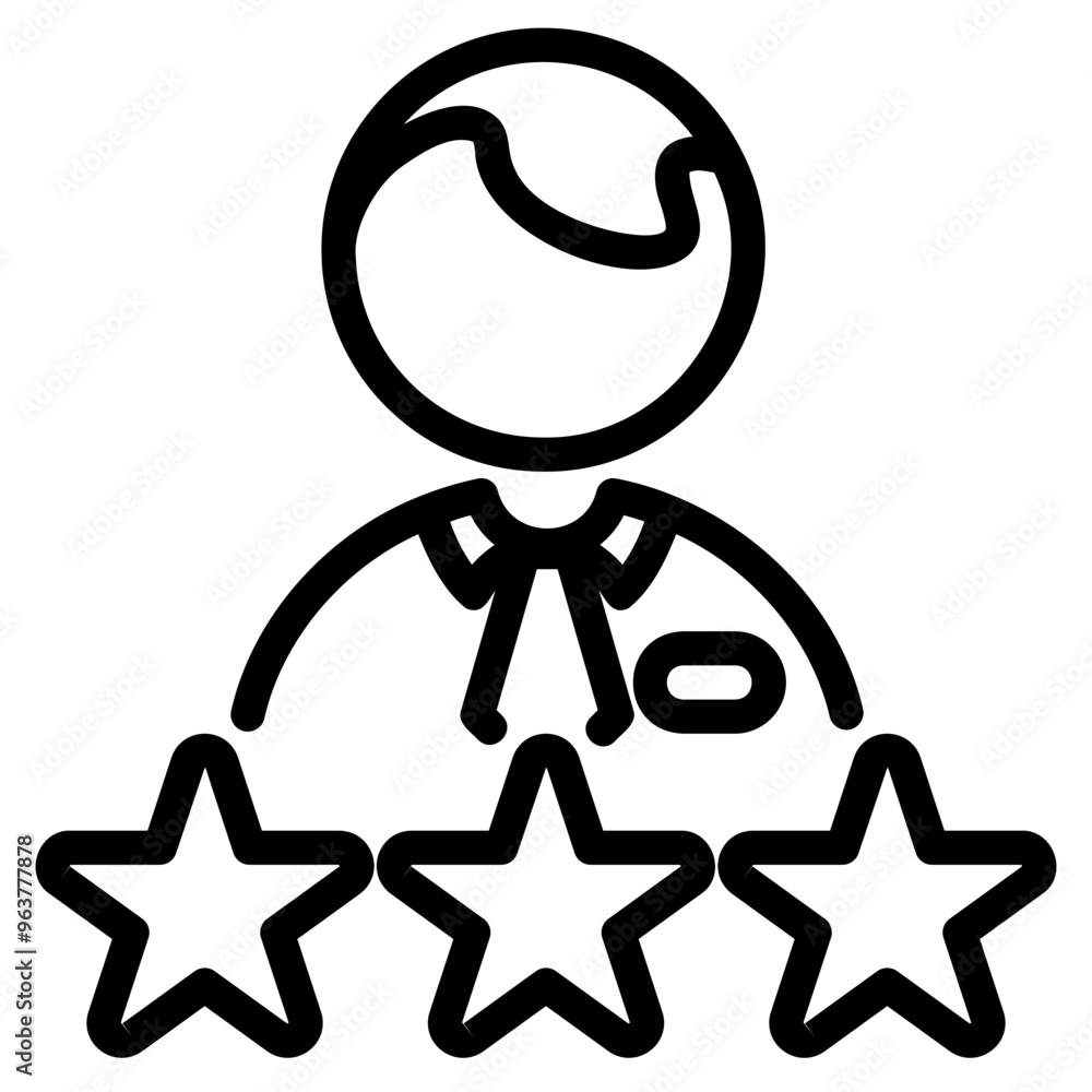 Leadership line style icon Leadership line style icon