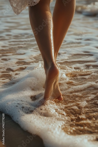 Elegant Coastal Walk: A Fashion Moment by the Sea