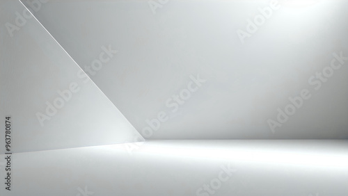 Wallpaper Mural empty white room with light Torontodigital.ca