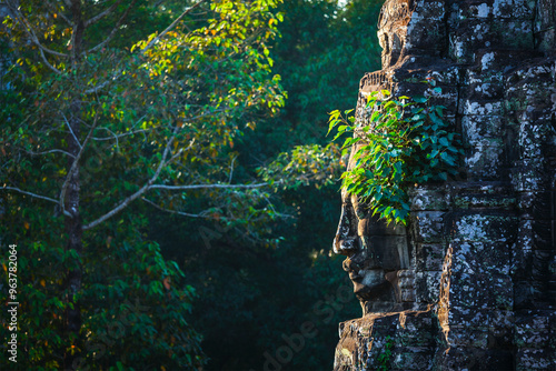 Face of Bayon temple, Angkor, Cambodia