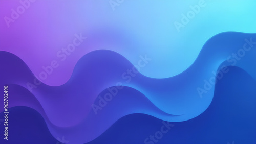 Abstract wave gradient with purple blue and teal dynamic shapes vibrant and modern