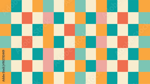 seamless pattern with squares