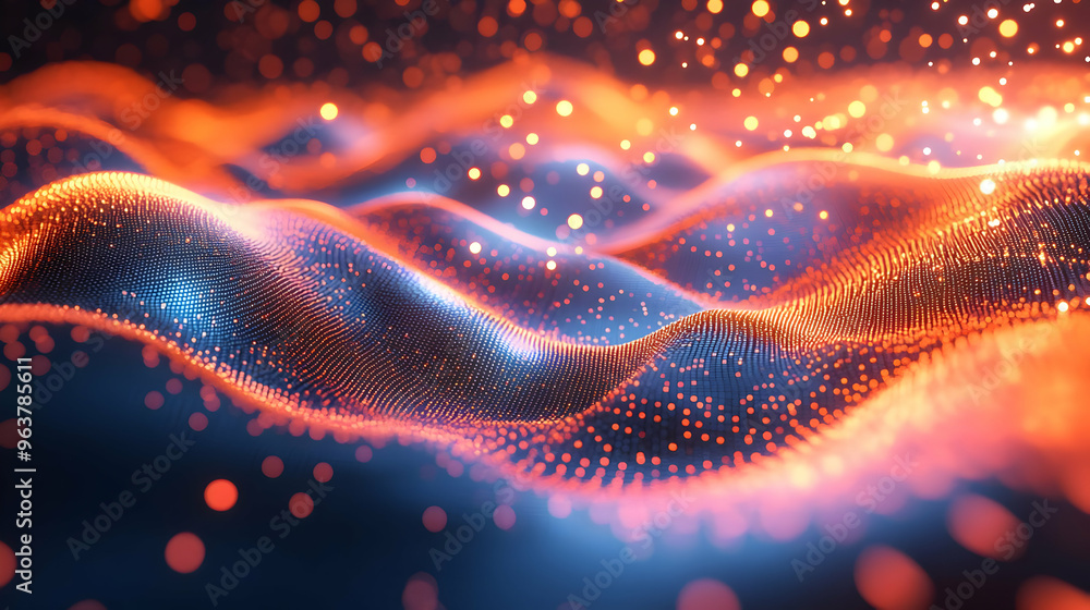 3D AI in Financial Services: A Glowing Abstract Digital Art Banner Symbolizing Innovation, Security, and Precision in FinTech with Vibrant Patterns 3D AI in Financial Services: A Glowing Abstract Digital Art Banner Symbolizing Innovation, Security, and Precision in FinTech with Vibrant Patterns