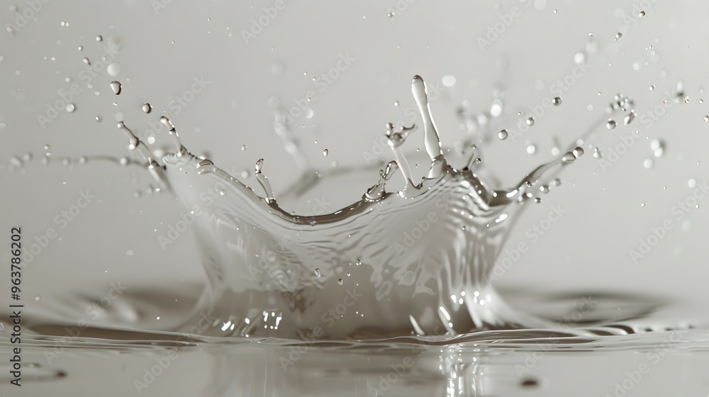 Water Droplet Splashing in a Still Body of Water Water Droplet Splashing in a Still Body of Water