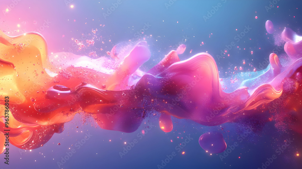 3D AI-Powered Innovation in Design: Dynamic Digital Art Banner with Glowing Abstract Elements Showcasing Vibrant Light and Motion in Creative Processes 3D AI-Powered Innovation in Design: Dynamic Digital Art Banner with Glowing Abstract Elements Showcasing Vibrant Light and Motion in Creative Processes