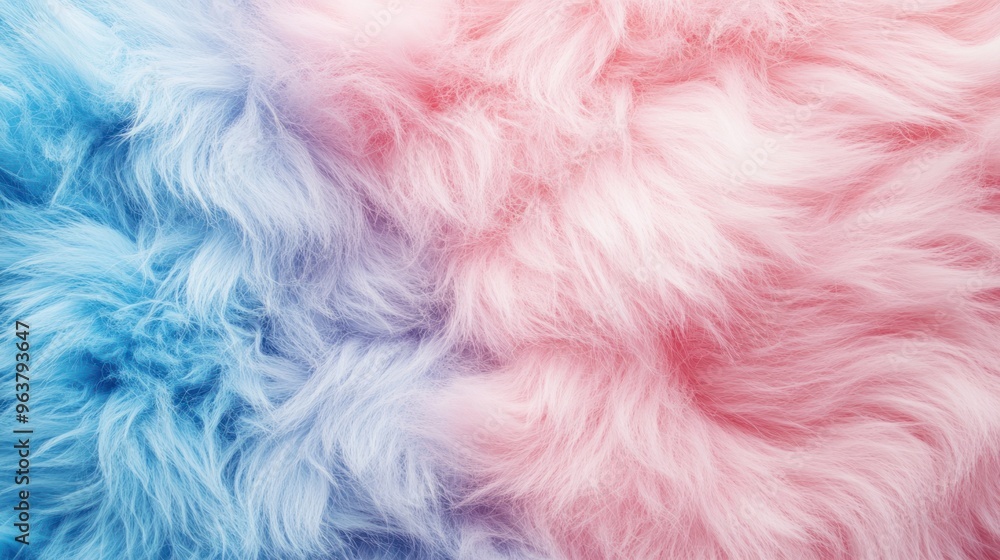 A soft, fluffy texture blending pink and blue colors, ideal for backgrounds or textiles. A soft, fluffy texture blending pink and blue colors, ideal for backgrounds or textiles.