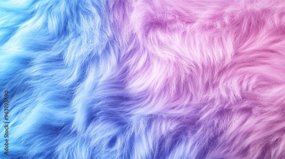 A vibrant, soft, fur-like texture blending blue and pink hues. A vibrant, soft, fur-like texture blending blue and pink hues.