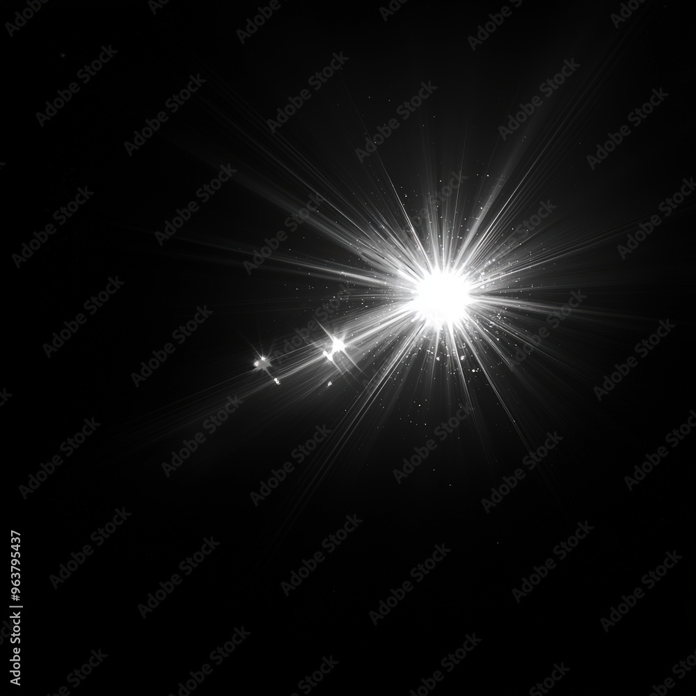 Bright light shines in dark. Bright light shines in dark.