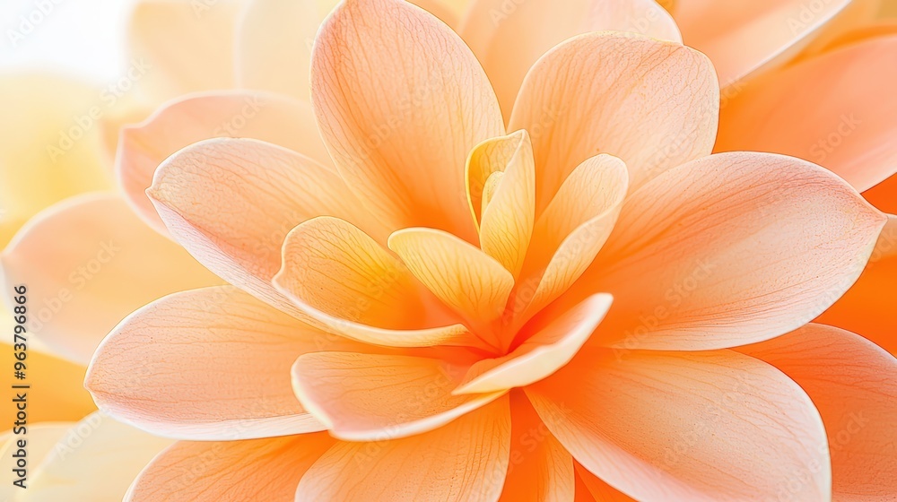 Soft peach flower petals Soft peach flower petals