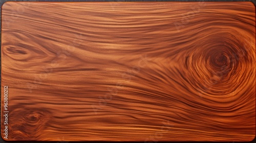 A handcrafted wooden cutting board with a unique grain pattern