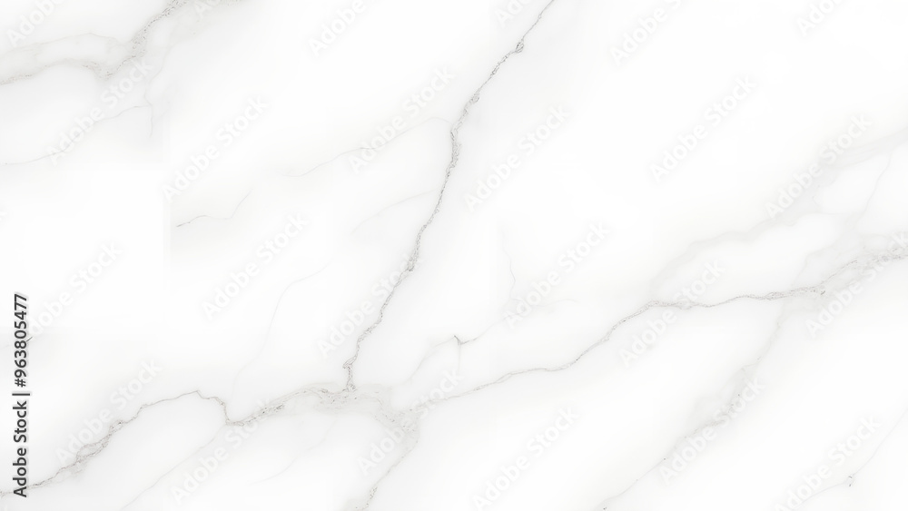 Fototapeta premium Elegant white marble slab with natural grey streaks ideal for minimalist decor and sophisticated home design elements