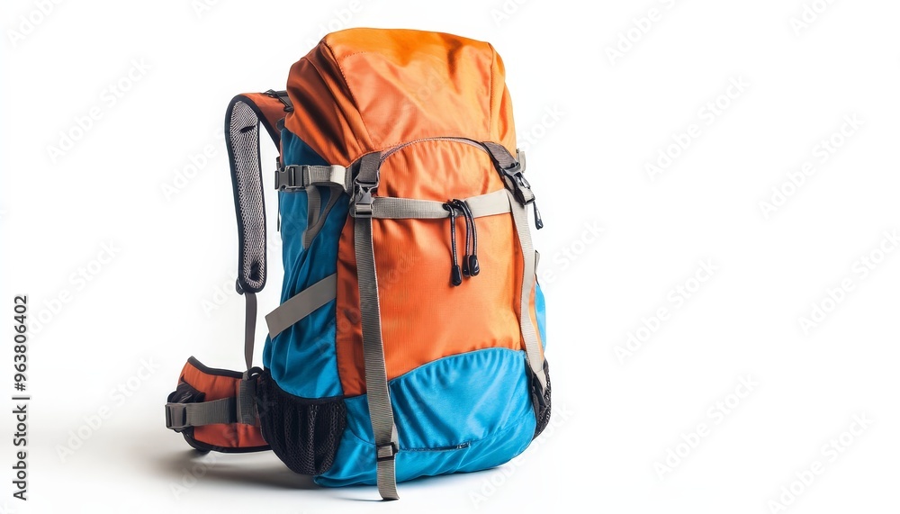 Stylish Backpack Isolated on a White Background Stylish Backpack Isolated on a White Background