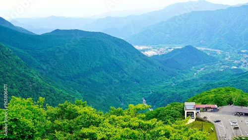 栃木県日光市の明智平展望台から見える日光 photo