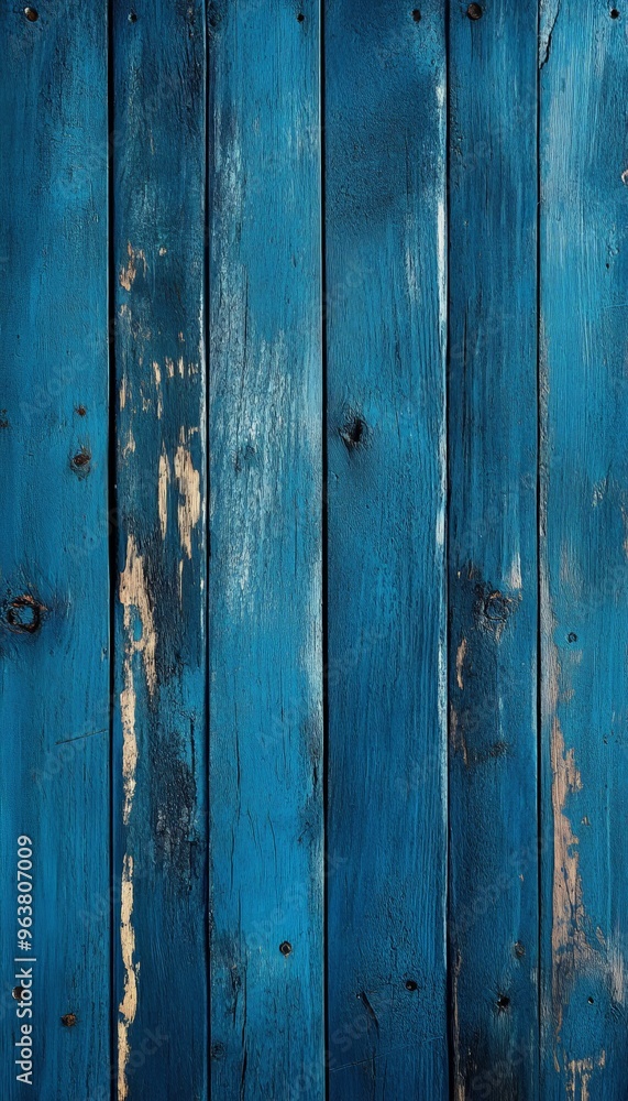 Close-Up of Blue Wooden Planks Showcasing the Texture Close-Up of Blue Wooden Planks Showcasing the Texture