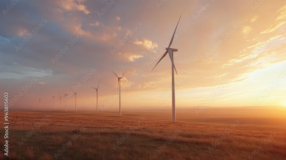 Obraz premium Investigate the benefits of investing in renewable resources