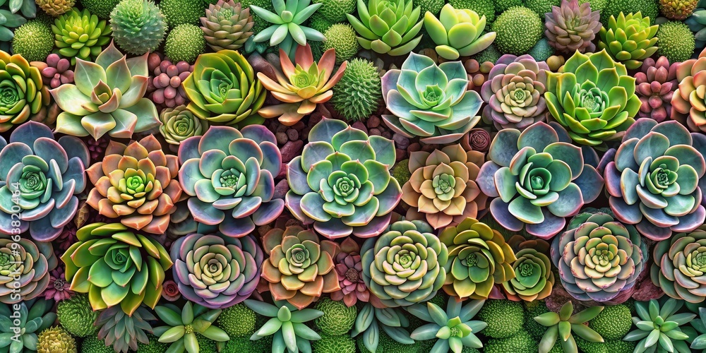 A Lush Garden of Succulents A Detailed Composition of Colorful and Varied Succulents, Succulents, Garden, Plants A Lush Garden of Succulents A Detailed Composition of Colorful and Varied Succulents, Succulents, Garden, Plants
