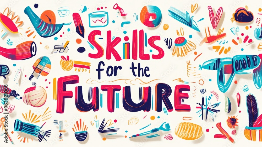 Skills for the Future Bright Abstract Design Skills for the Future Bright Abstract Design
