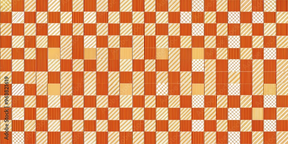 Checkerboard Pattern with Orange and White Stripes, Abstract, Geometric, Tile , checkerboard, pattern, stripes Checkerboard Pattern with Orange and White Stripes, Abstract, Geometric, Tile , checkerboard, pattern, stripes