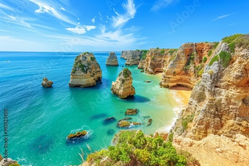 Explore the algarve  breathtaking beaches and spectacular coastal landscapes await you