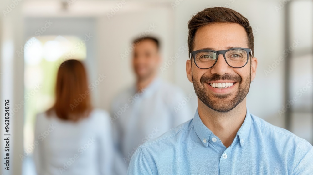 Fototapeta premium Property manager conducting tenant interviews, real estate, tenant screening