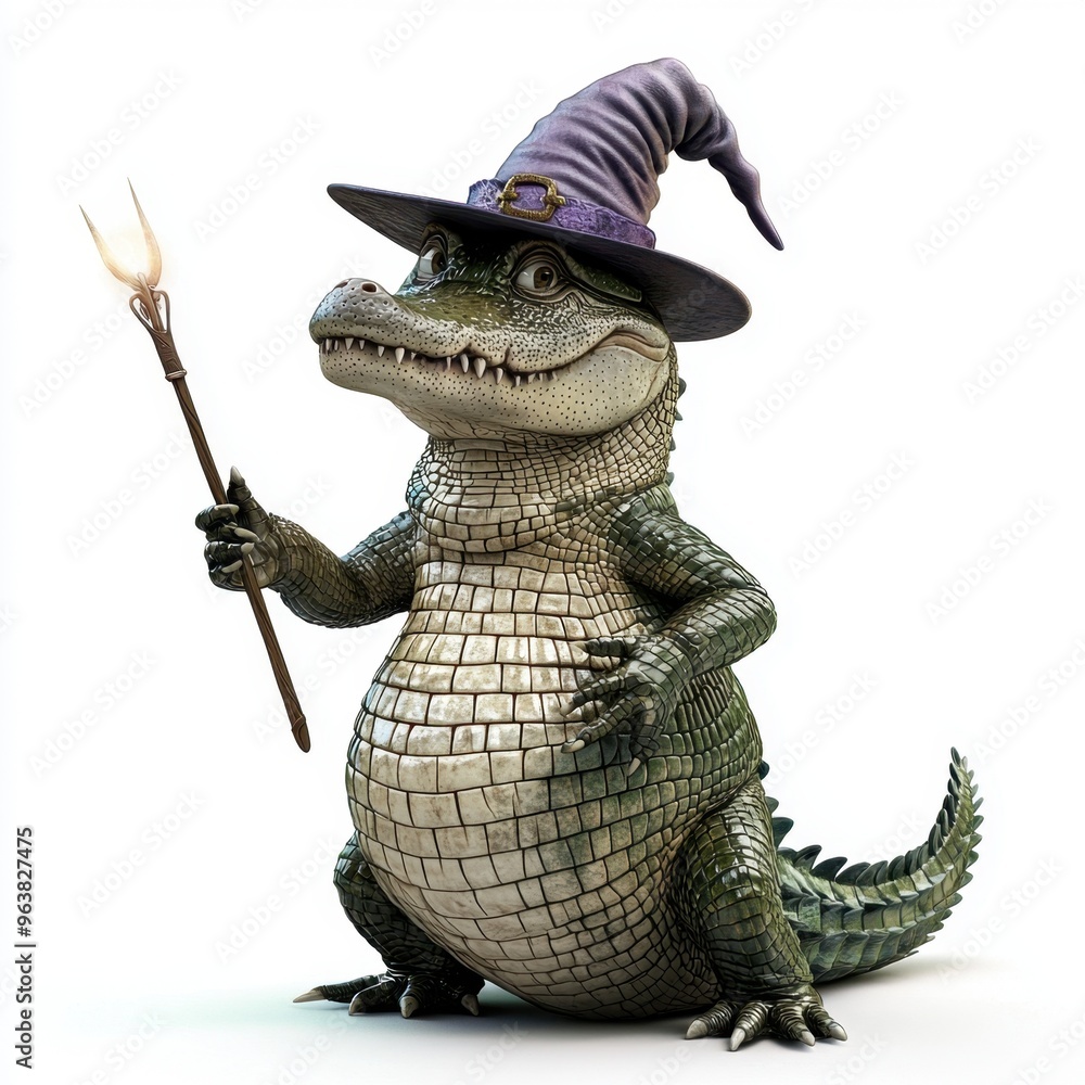 Fototapeta premium Alligator Magician.