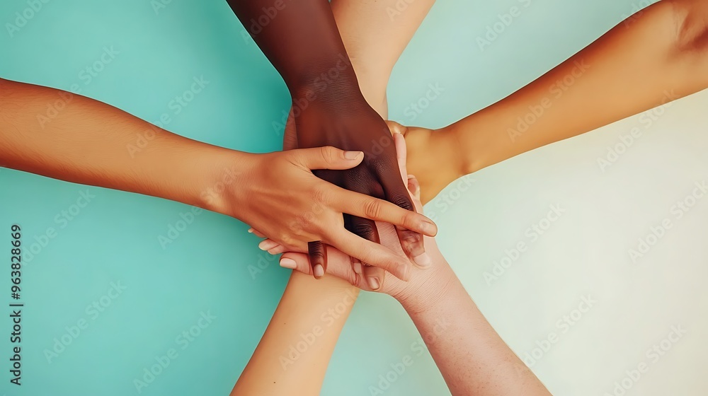Diverse Hands Reaching Together in Unity Diverse Hands Reaching Together in Unity