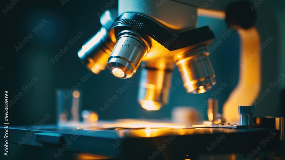 A detailed view of a microscope in a modern research lab, symbolizing the pursuit of scientific breakthroughs. A detailed view of a microscope in a modern research lab, symbolizing the pursuit of scientific breakthroughs.