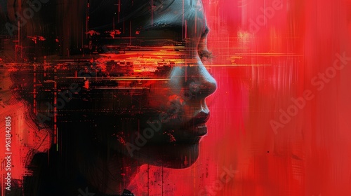 digital death glitching into oblivion