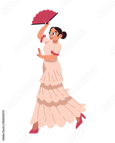 spanish flamenco dancer woman