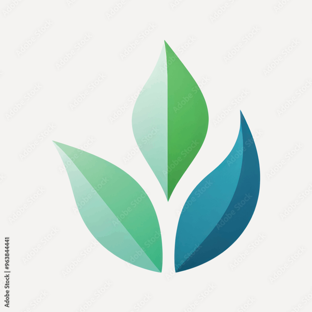 Naklejka premium rawpixel_office_43_simple_icon_of_leave_green_color_isolate_whi_220b75f3-8050-456b-9af4-33ccad95e6f1-p