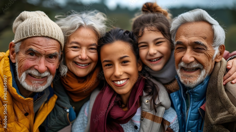 Joyful Family Smiling Together Outdoor Portrait Cherished Generational Connections Love Bonding Laughter Happiness. AI Generated Joyful Family Smiling Together Outdoor Portrait Cherished Generational Connections Love Bonding Laughter Happiness. AI Generated