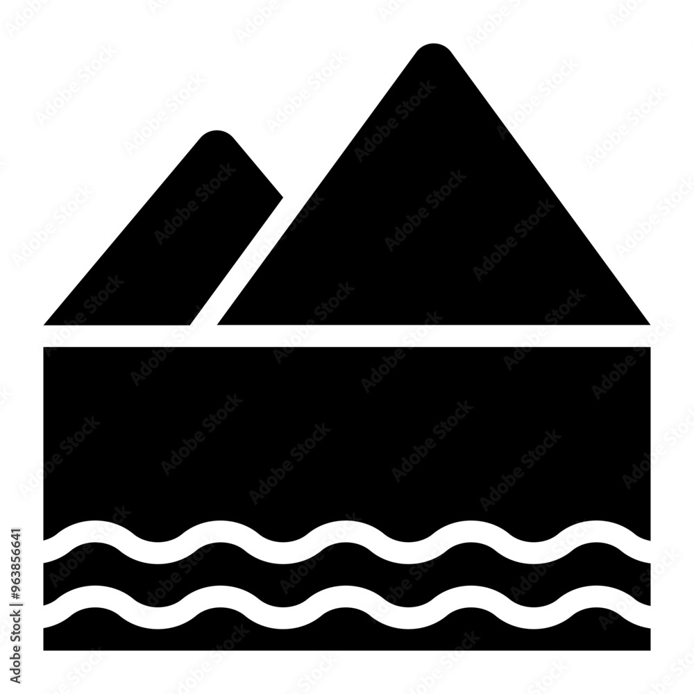 aquifer, aquafer, groundwater, water, geology, geography solid or glyph icon aquifer, aquafer, groundwater, water, geology, geography solid or glyph icon