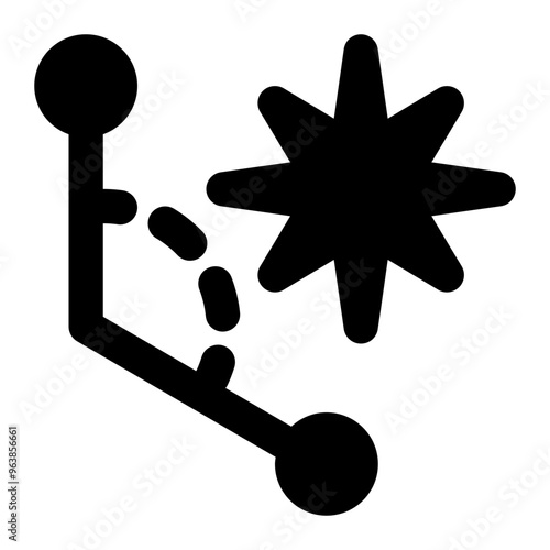 azimuth, compass, angle, zenith, geography, geographic solid or glyph icon
