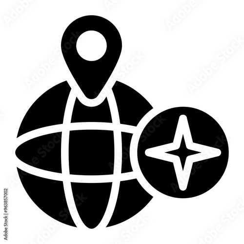 geography, geographic, earth, science, world, geographical solid or glyph icon