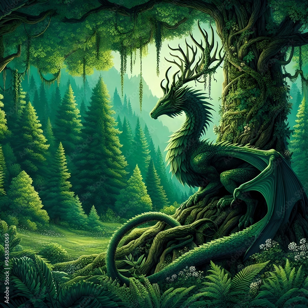 Emerald Forest Dragon Emerald Forest Dragon