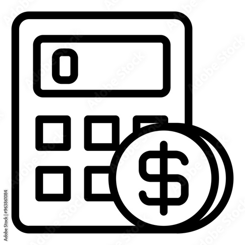 Finance calculator representing stock market analysis and financial calculation.