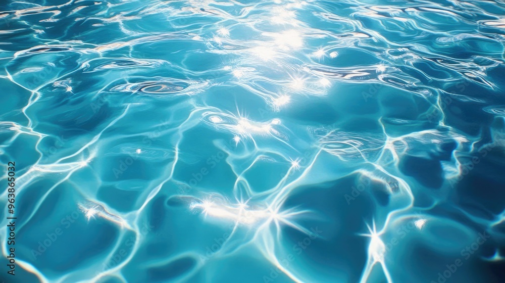Clear blue water with gentle ripples, bathed in warm summer sunlight, offering a refreshing backdrop. Clear blue water with gentle ripples, bathed in warm summer sunlight, offering a refreshing backdrop.