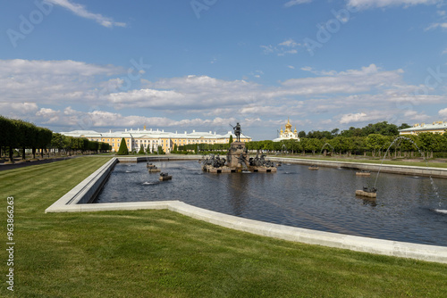 St Petersburg, Summer palace gardens, Verkhniy Sad. photo