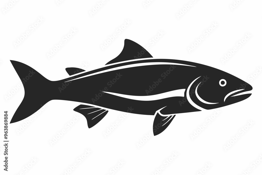 Trout and salmon silhouette, trout tish vector illustration
Trout and salmon silhouette, trout tish vector illustration