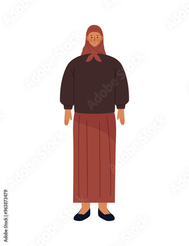 orthodox jewish woman in traditional clothes